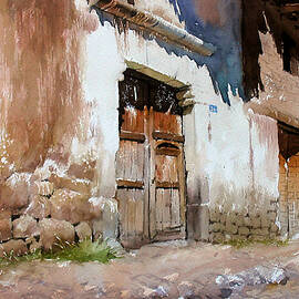 Andean Old Gate by Oscar Cuadros