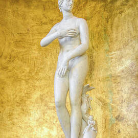 Antique Statue On Gold series #2 by Helen Filatova
