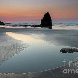 Arcadia Beach Sundown by Michael Dawson