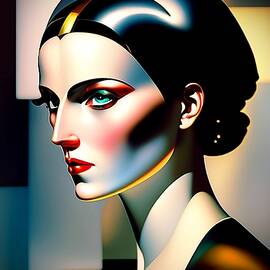 Art Deco Female by David Manlove