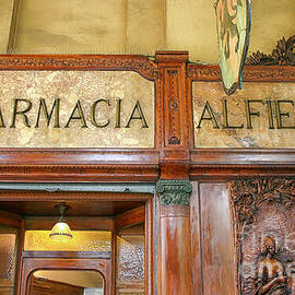 Art Nouveau exterior pharmacy by Patricia Hofmeester