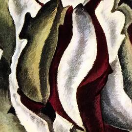 Arthur Dove - Based on Leaf Forms and Spaces - 1912 by Arthur Dove