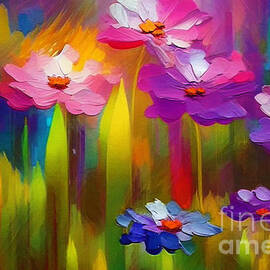 Artistic Flowers V53 by Marty's Royal Art