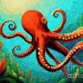 Artistic Octopus V1 by Marty's Royal Art