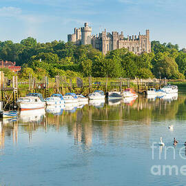 Arundel Castle from the River Arun by Justin Foulkes