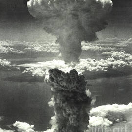 Atomic Mushroom Cloud Over Nagasaki - 1945