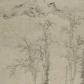 ATTRIBUTED TO KE JIUSI LANDSCAPE AFTER NI ZAN with spurious signature Danqiu Ke Jiusi and one seal k by Artistic Rifki