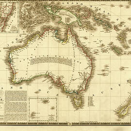 Australia 1826 by Vintage Maps