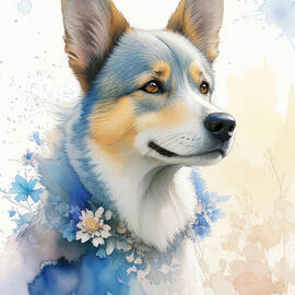 Australian Cattle Heeler's Heart A Portrait of Loyalty by Ashira Creations