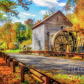 Autumn at Bush Mill in Southwest Virginia by Shelia Hunt