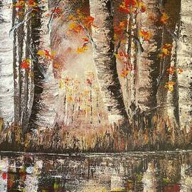 Autumn forest  by Sharron Knight