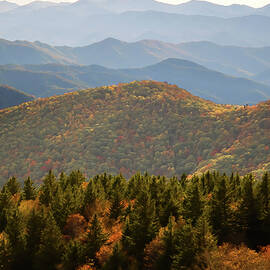 Autumn in the Blue Ridge Mountains by Serge Skiba