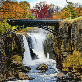 Autumn Riches at Paterson Great Falls NJ by Regina Geoghan