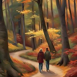 Autumn Stroll by Deb Beausoleil