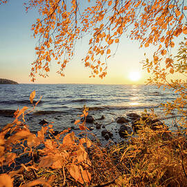 Autumn sunrise by Juhani Viitanen