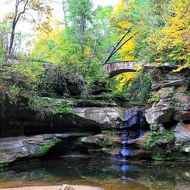 Autumn Views of Old Mans Cave Trail by Gregory A Mitchell Photography