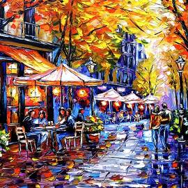 Autumnal Cafe by Mirek Kuzniar