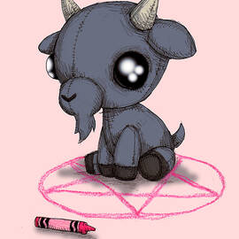 Baby Goat by Ludwig Van Bacon