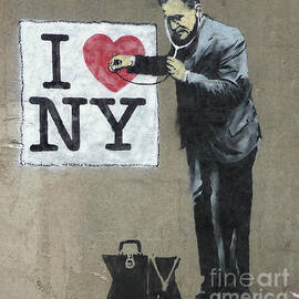 Banksy Loves NY by Banksy