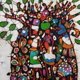 Baobab tree, Extra large abstract by Jafeth Moiane