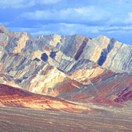 Bare Mountain, Geologic Time In Panorama by Douglas Taylor