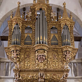 Baroque pipe organ in Miranda do Douro Cathedral by RicardMN Photography