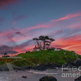 Battery Point Light on the Pacific by Nick Zelinsky Jr
