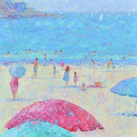 Beach day impression by Jan Matson