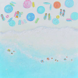 Beachside Bliss - beach scene by Jan Matson