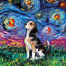 Beagle Night by Aja Trier