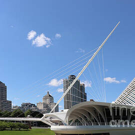 Beautiful Architecture Of The Milwaukee Art Museum by Christiane Schulze Art And Photography