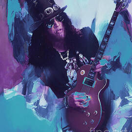 Best Guitarist Slash by Gull G