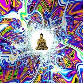 Enlightenment Spectrum - Buddha in Vibrance by Patrick Zion