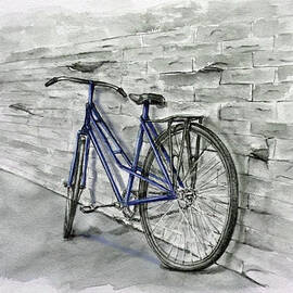 Bicycle in Blue by Kelly Mills