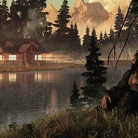 Bigfoot and the Lake Cabin