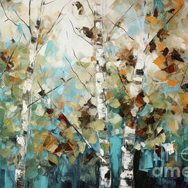 Birch Trees by Tina LeCour