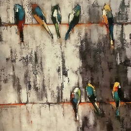 Birds on a Wire by Andrea Kollo