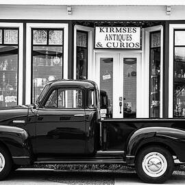 Black Antique Truck by Steven Bateson