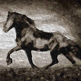 Black Horse by Anas Afash