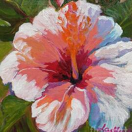 Blooming Hibiscus by Lydia Dorfman