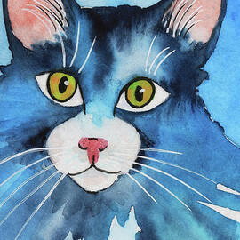 Blue Cat by Jutta Maria Pusl