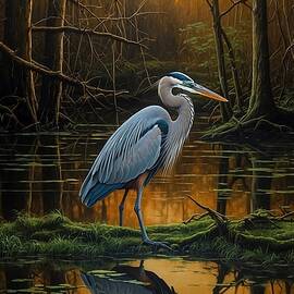 BLUE HERON 2868 ai by Dreamz -