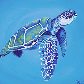 Blue Honu by Darice Machel McGuire