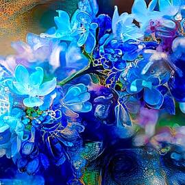 Blue Lilacs by Sharon W