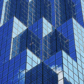 Blue on blue geometry in Ottawa, Canada by Tatiana Travelways