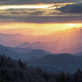 Blue Ridge Parkway North Carolina Cherokee Gold by Robert Stephens