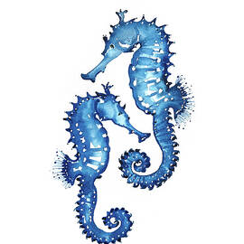 Blue Seahorses
