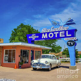 Blue Swallow Motel Route 66 New Mexico by S Jamieson