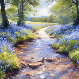 Bluebell Stream by Conor McGuire