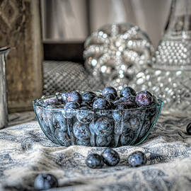 Blueberry Still Life by Sharon Popek